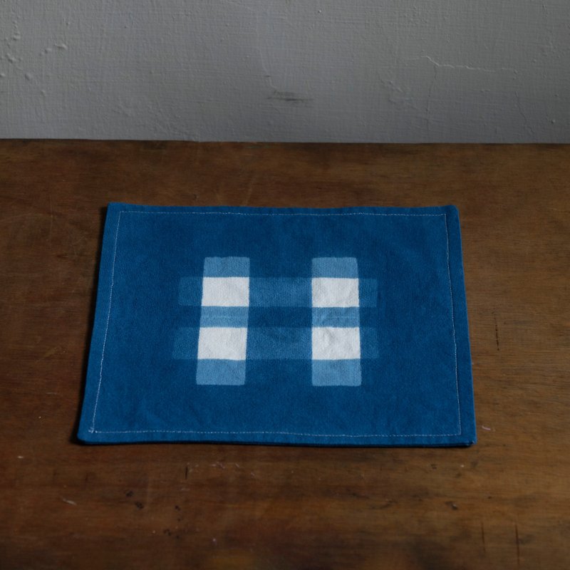 The Square Series 002 - Placemats (Square)_Orders - Items for Display - Cotton & Hemp Blue