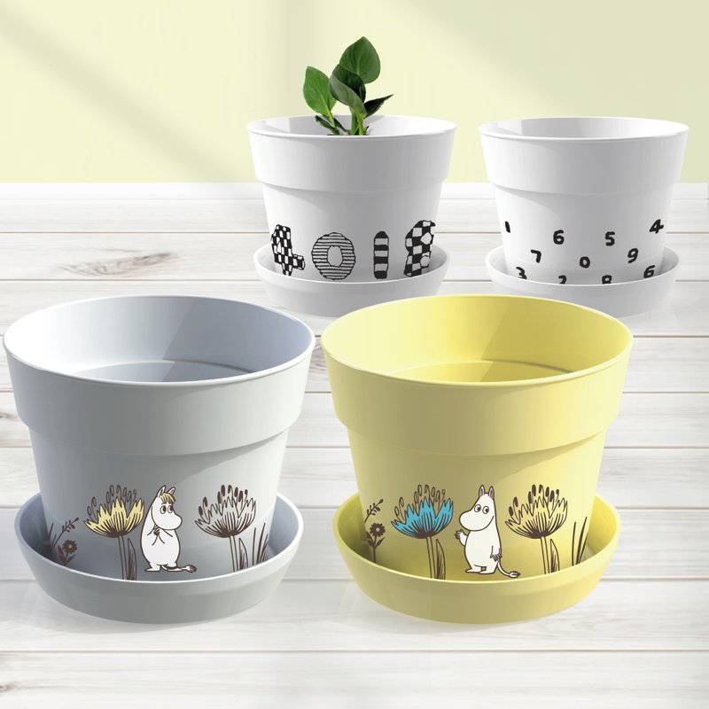 【Pinkoi Special Set】REDA FLOWER POT ( 2 set of four) - Plants - Plastic Multicolor