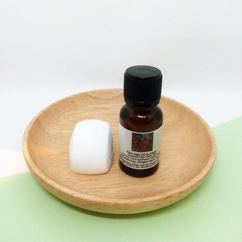 Pure plant essential oil (Clary sage) with packaged-shaped diffused Stone - Fragrances - Other Materials Purple