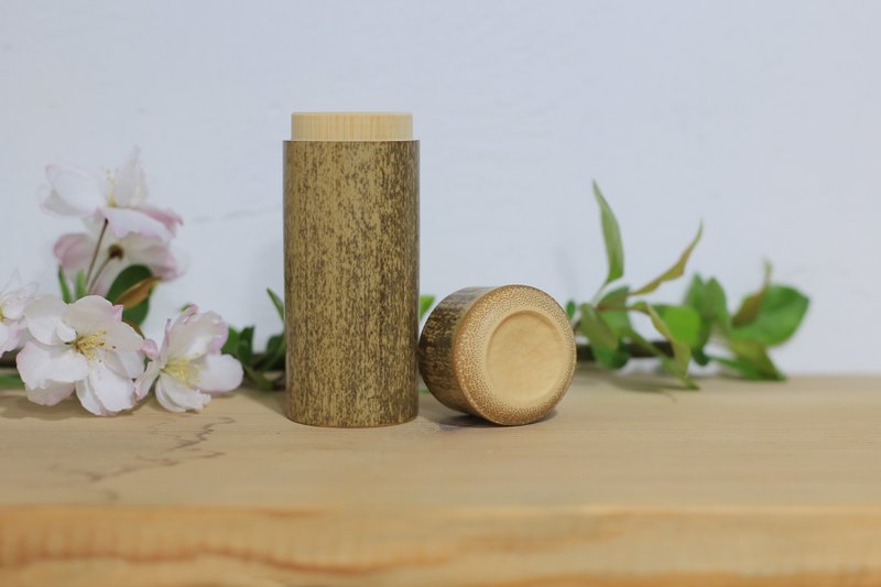 Bamboo products | Small spotted bamboo tubes | Tea tubes and small items | Hand-polished natural and healthy - กล่องเก็บของ - ไม้ไผ่ 