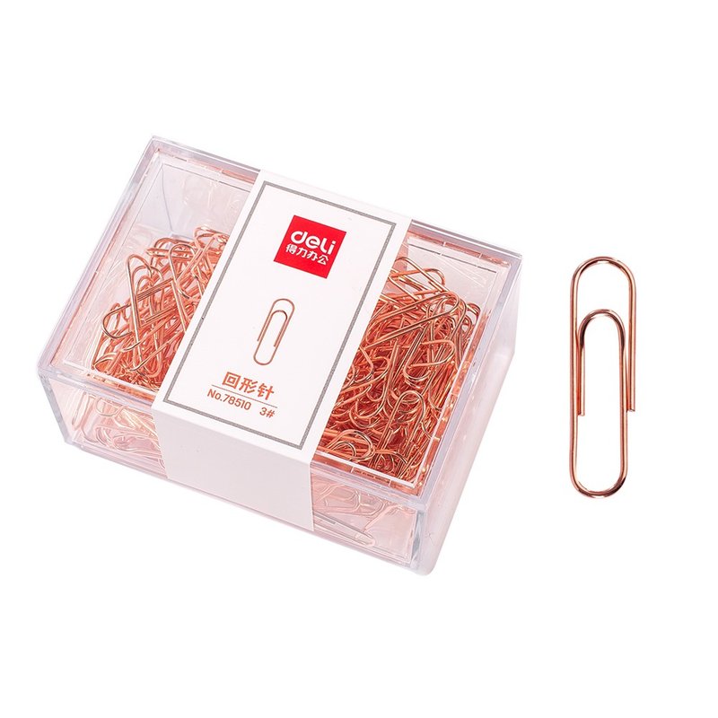 Deli Rose Gold Paper Clip 78510 29mm - Other - Other Metals Gold