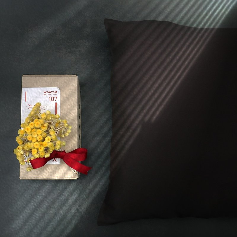 【寵愛自己】膠原蛋白枕頭套 - 枕頭/咕𠱸 - 棉．麻 咖啡色