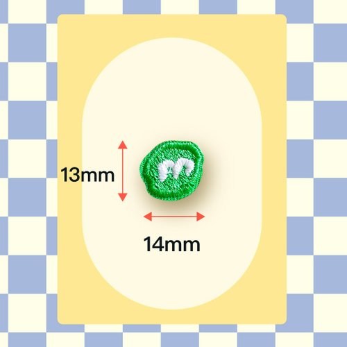 Macaron TOE 馬卡龍腳趾 燙布貼 | mm巧克力二號