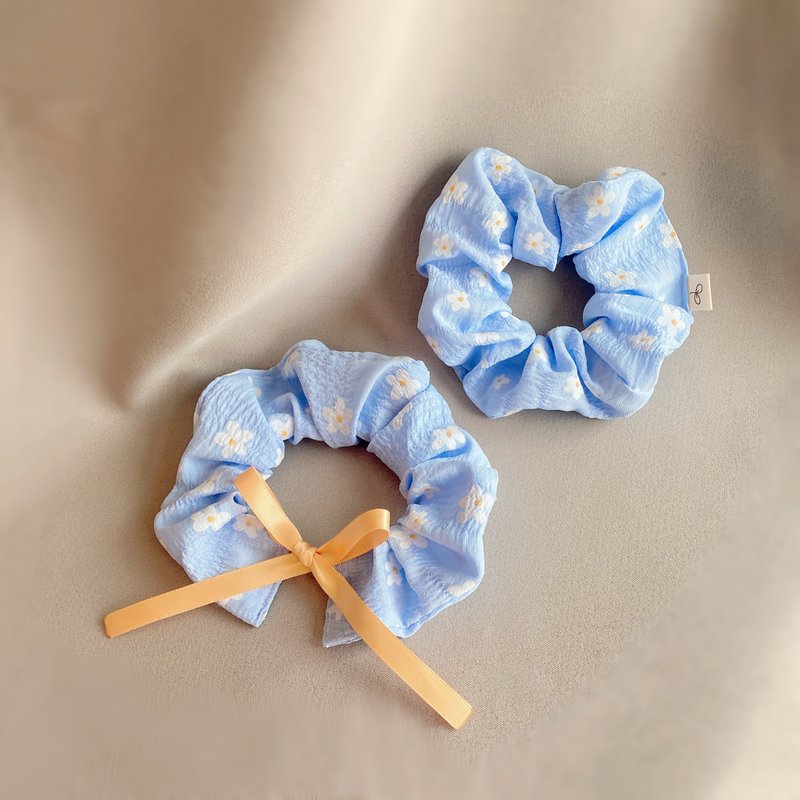 ブルースカイフラワーペットマフラー - 洋服・帽子 - ポリエステル ブルー