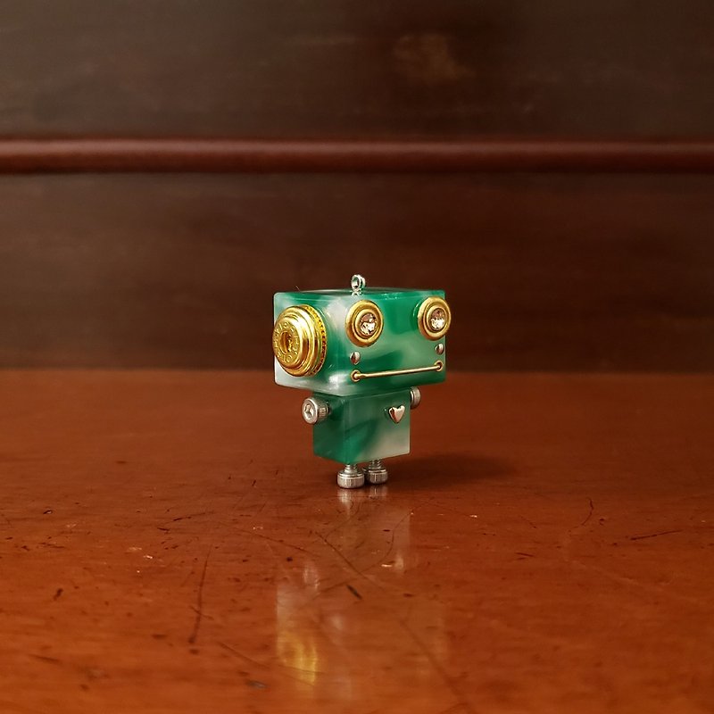 ロボットアクセサリー　TOMOTTO 0001 - ネックレス - その他の素材 グリーン