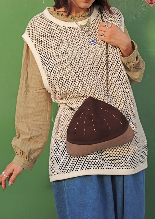 little imperfection - 中栗子 - 3way 造型包 口金包 隨身包 側背包 帆布包 手提包