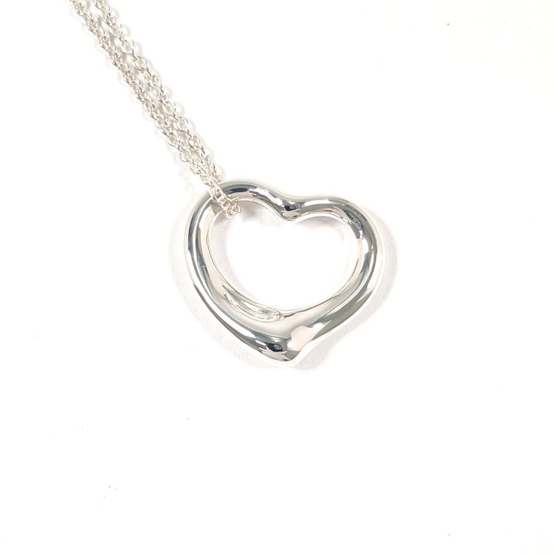 【日本直送 中古美品】ティファニー TIFFANY&Co. ネックレス オープンハート エルサペレッティ シルバー925 アクセサリー - 項鍊 - 純銀 銀色