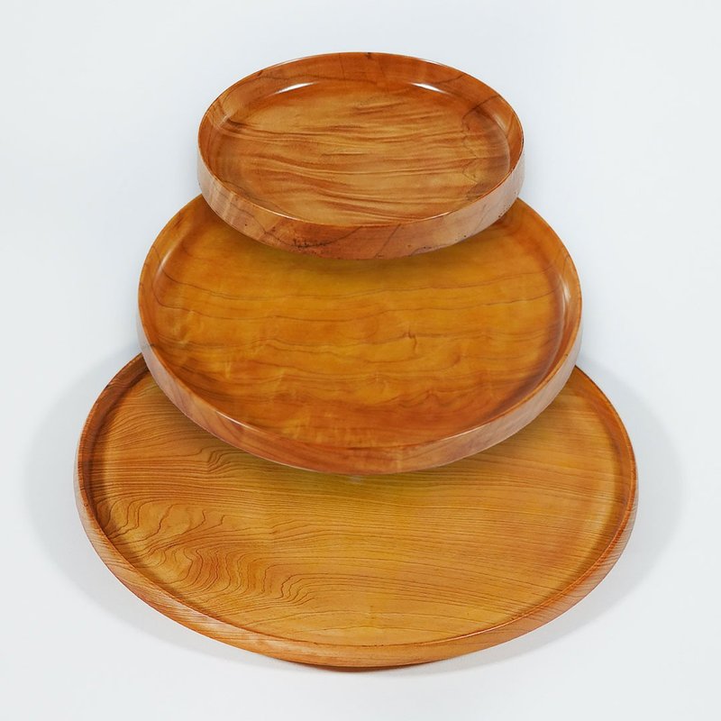 Hinoki (Taiwanese Cypress) Perfect Wood Tray | Praise, Thank You, and Blessing Gifts - Teapots & Teacups - Wood Khaki