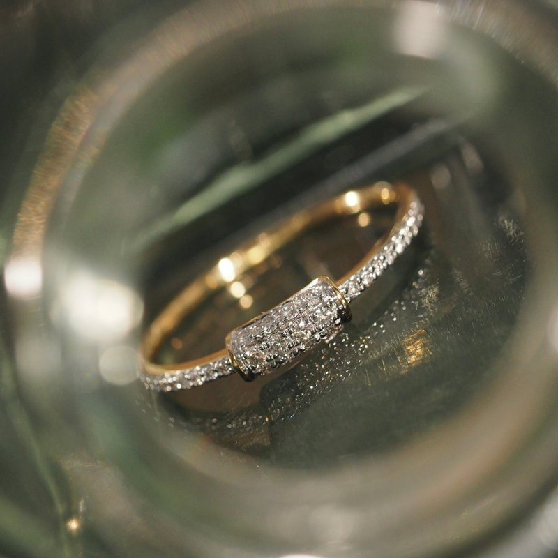 18K Gold The Elaina Diamond Ring - แหวนทั่วไป - เครื่องประดับ 