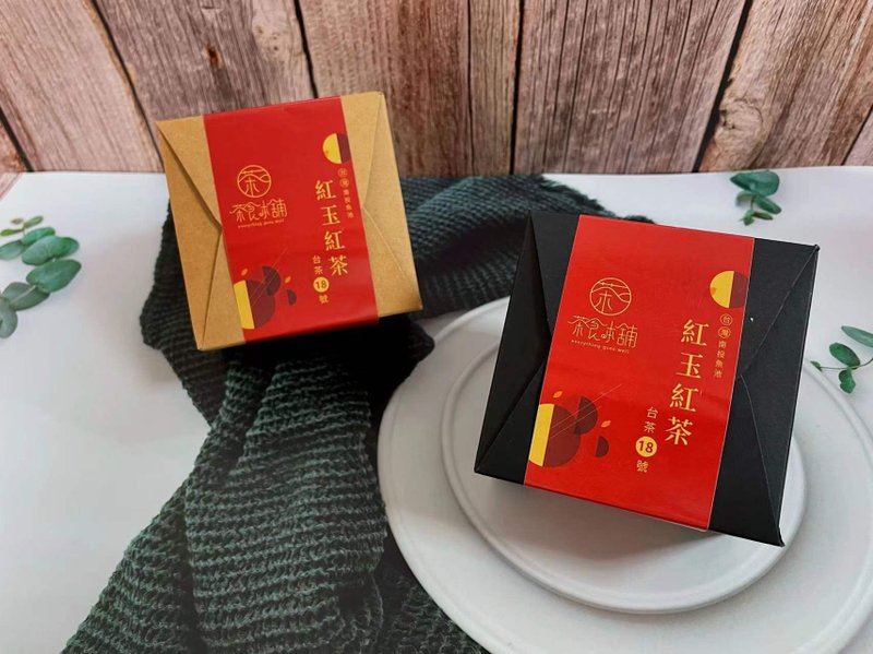 【茶食本舖】日月潭 | 紅玉紅茶 | 原葉三角立體茶包10入 - 茶葉/茶包/水果茶 - 新鮮食材 