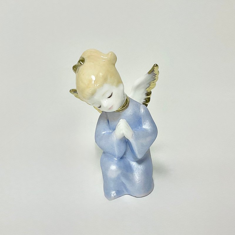 天使のオーナメント(パールウィステリア) - 公仔/玩偶 - 瓷 藍色