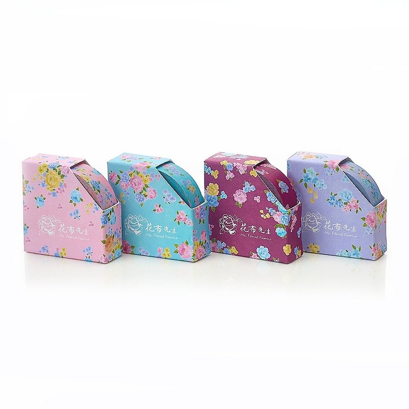 【Mr. Floral Cloth】Painted Floral Cloth and Paper Tape Combination Pack - มาสกิ้งเทป - กระดาษ หลากหลายสี