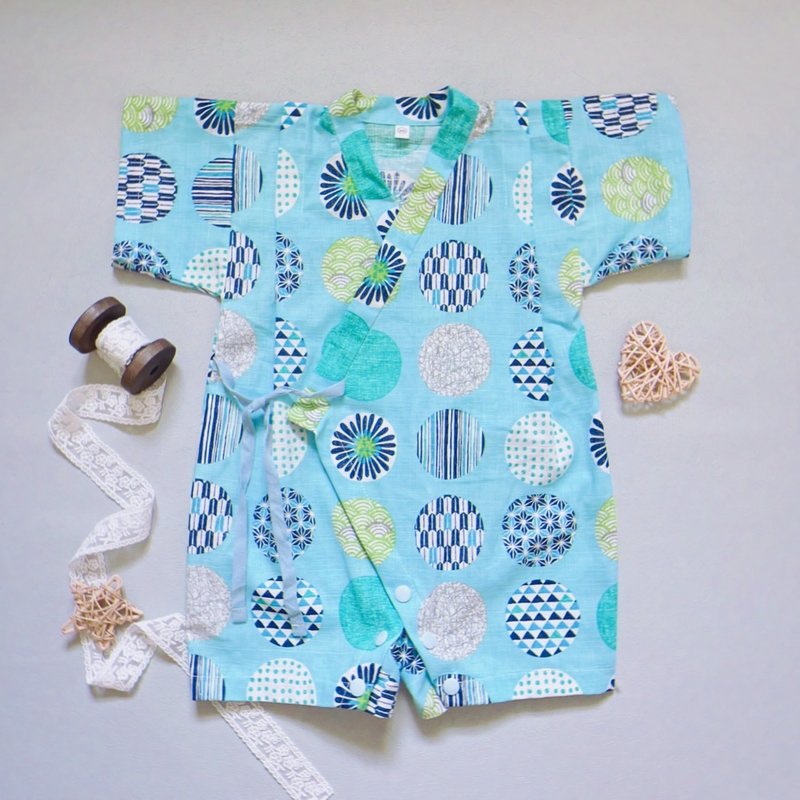 Onesies I Japanese Kimono I Yukata Baby Clothes Jumpsuit - ชุดทั้งตัว - ผ้าฝ้าย/ผ้าลินิน 