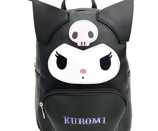 Kuromi shops Faux Leather Loungefly Mini Backpack