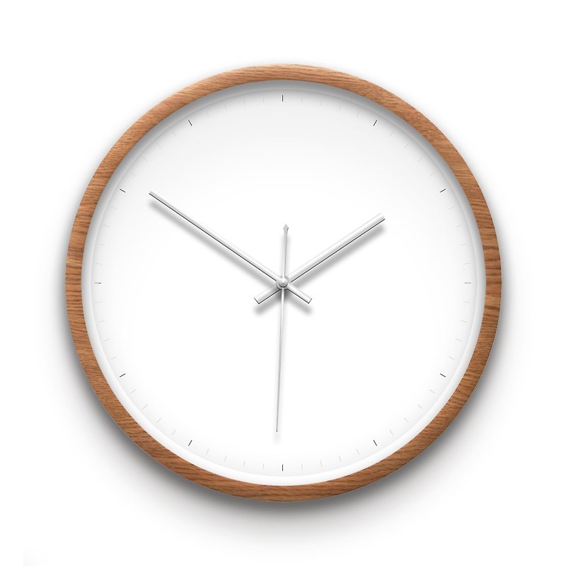 AppleWork iWatch minimalist fashion wall clock PSIC-069 - Clocks - Plastic White