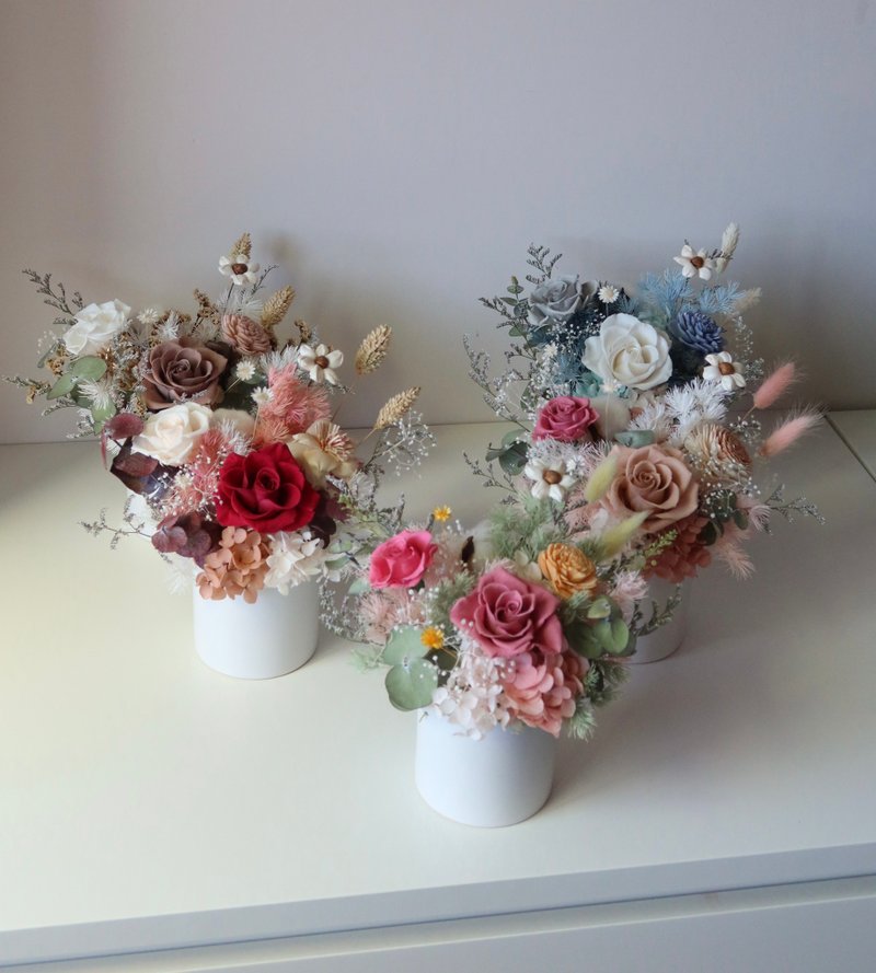 Everlasting Fragrance Table Flower Opening Gift Housewarming Office Souvenirs - Dried Flowers & Bouquets - Plants & Flowers 