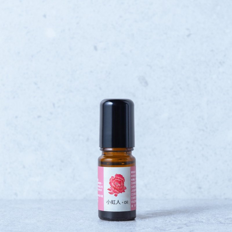 小虹人Oil - 第一脈輪 5ml - 阿育吠陀 海底輪 精油滾珠瓶 - 身體乳/按摩油 - 精油 透明