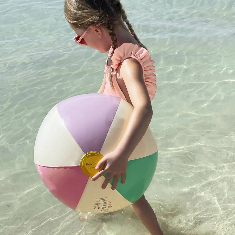 Petites pommes - Beach Ball - Menthe / Violet / Bubble - Other - Plastic Multicolor