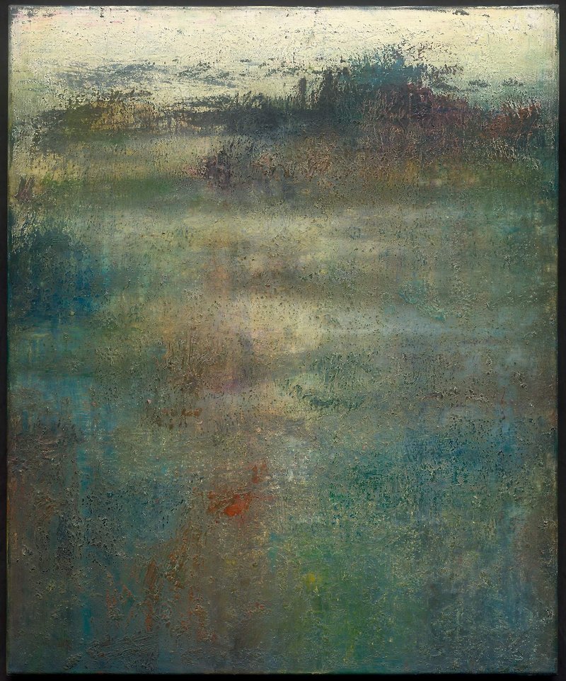 リン・リーユンのオリジナル油絵作品はジンハオです - ポスター・絵 - その他の素材 グリーン
