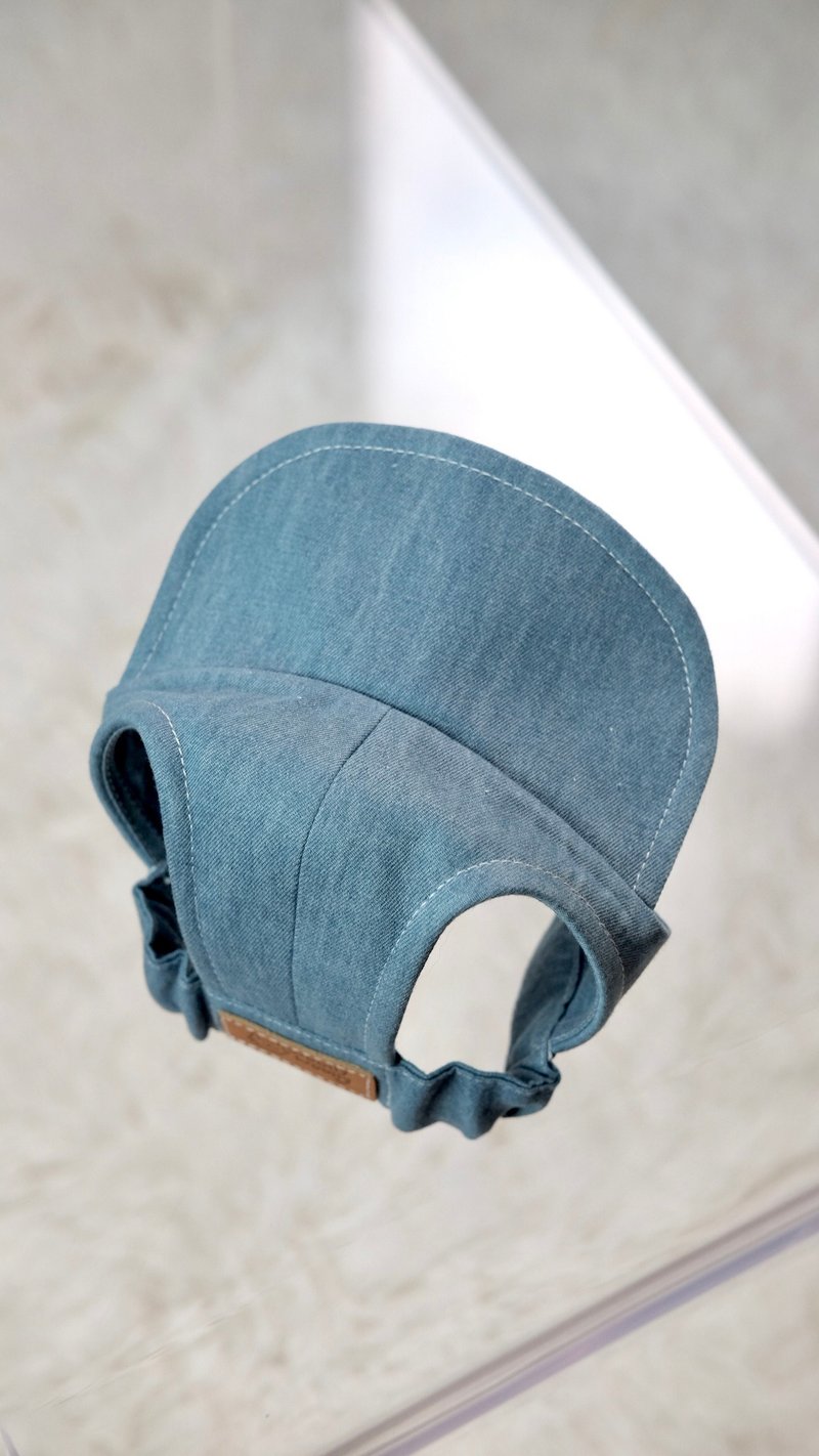 [Woolly Woolly Dog Hat] Small denim classic among classics - ชุดสัตว์เลี้ยง - ผ้าฝ้าย/ผ้าลินิน หลากหลายสี