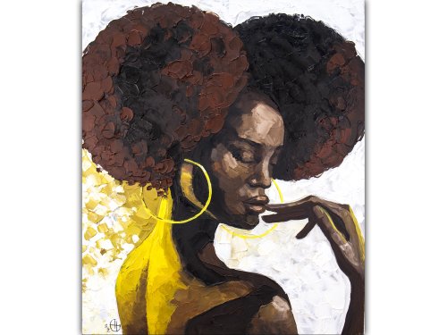 アフリカ系アメリカ人の女性の絵画アフリカ系アメリカ人の女性の