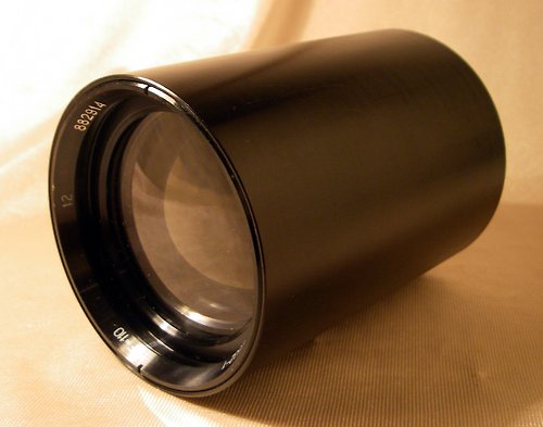 geokubanoid RO502-1 110mm F2 lens for 35mm film MOVIE PROJECTOR USSR Russian LOMO OKC type