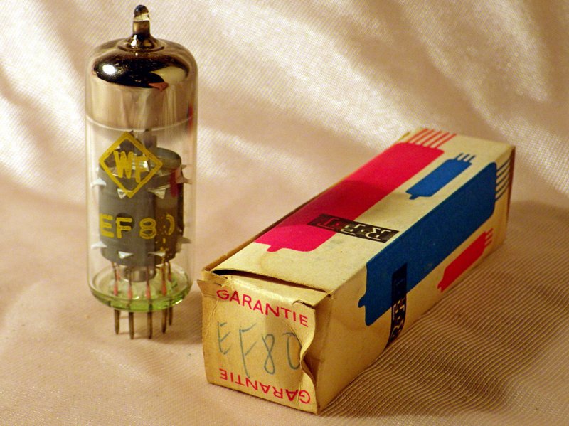 1 個全新 EF80 RFT WF 真空五極管 ~ 6BX6 Z719 Z152 8D6 64SPT 6 - 其他 - 玻璃 