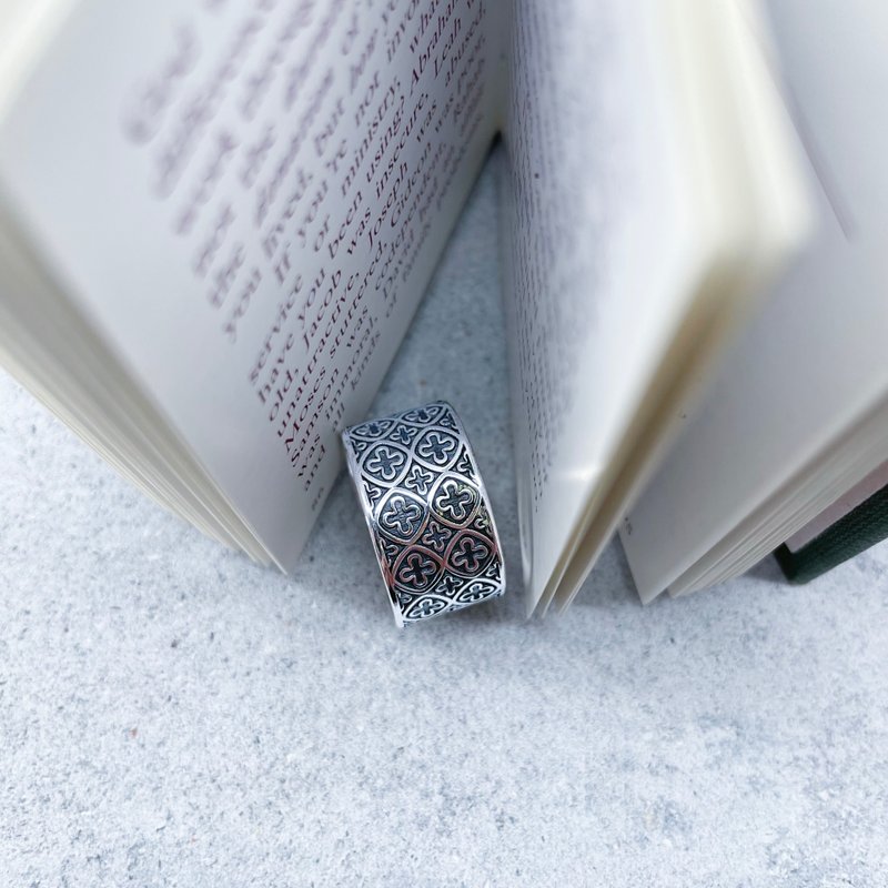 ::Window Pear:: Living sterling silver ring (repairable store) - General Rings - Sterling Silver Silver