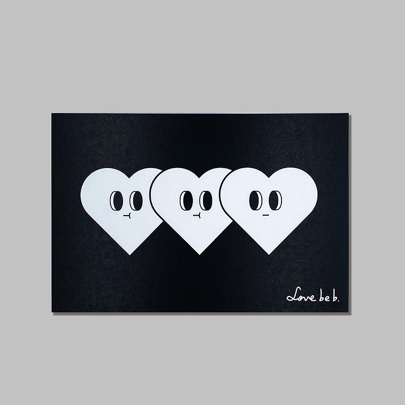 Double minded you/Universal card/Birthday card/Postcard - Cards & Postcards - Paper Black
