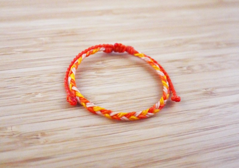 【Walse】Silk Wax Thread Thin Model - Bracelets - Other Materials Multicolor