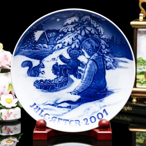 擎上閣裝飾藝術 皇家哥本哈根Royal Copenhagen B&G 2001 2006 聖誕年度生日瓷盤