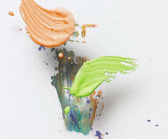 浮遊する筆触　【Layer 19117】 21 x 16cm　(額装) ★ 星 憲司 / Kenji HOSHI Kimono pen tray \u2013 seY fountain pen