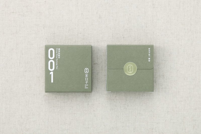 【茶包】Dae 001 | 凍頂烏龍茶 一日正好 隨身盒 (茶包2入/盒) - 茶葉/茶包/水果茶 - 新鮮食材 綠色