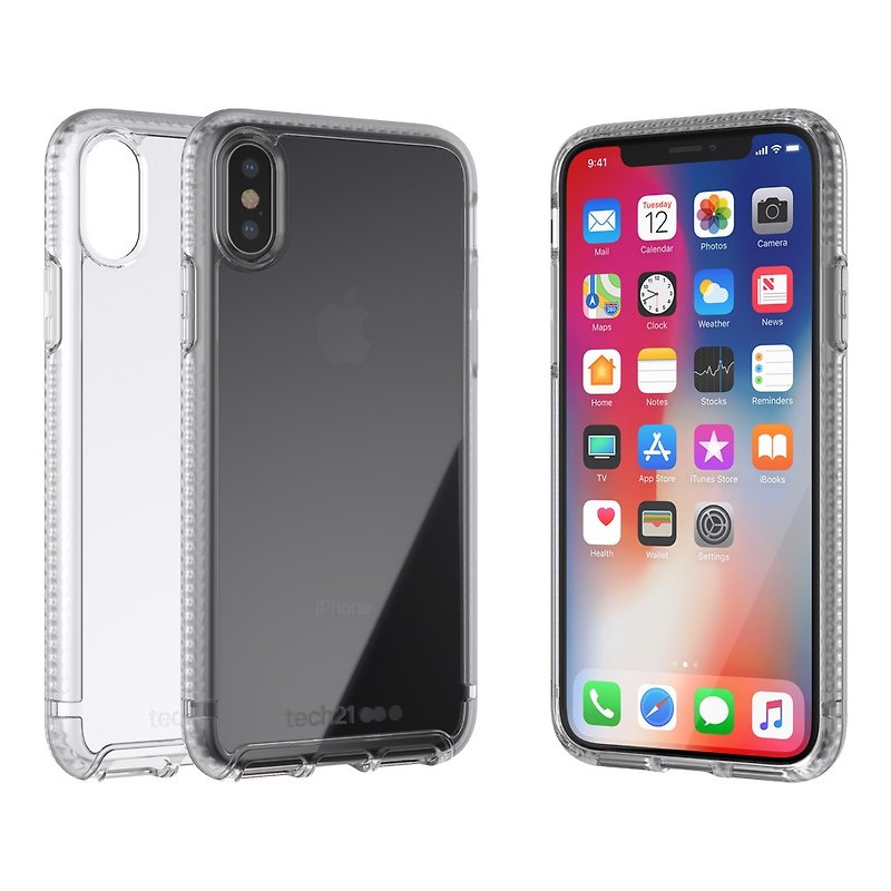 Tech21 英國PureClear iPhone X/Xs硬式清透保護殼(5055517385510 - 手機殼/手機套 - 矽膠 透明