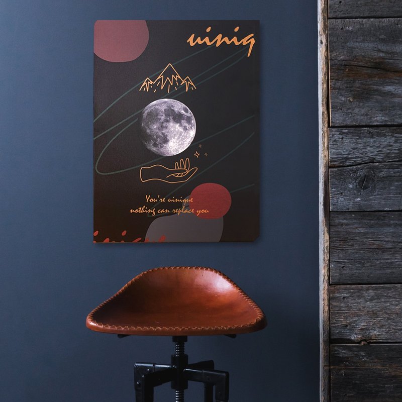 舉世無雙的你 無框畫 掛畫 - 海報/掛畫/掛布 - 木頭 黑色