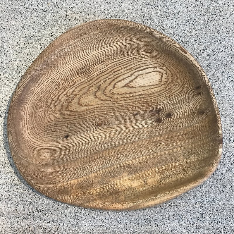 手作器皿 榕樹 - 盤子/餐盤 - 木頭 多色