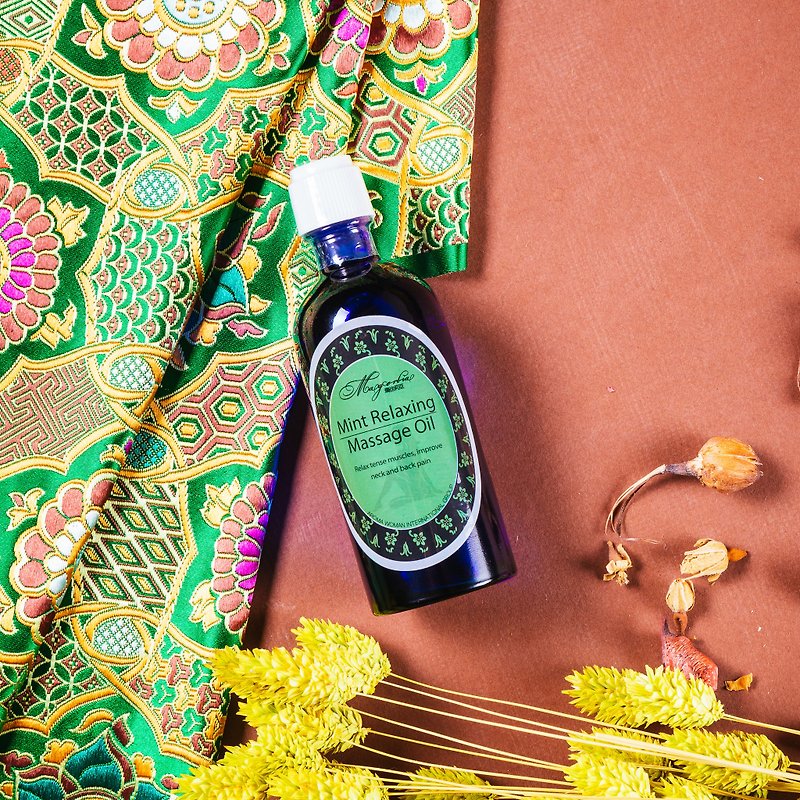 Wood-Mint Relaxing Massage Oil 100ml - Fragrances - Essential Oils Green