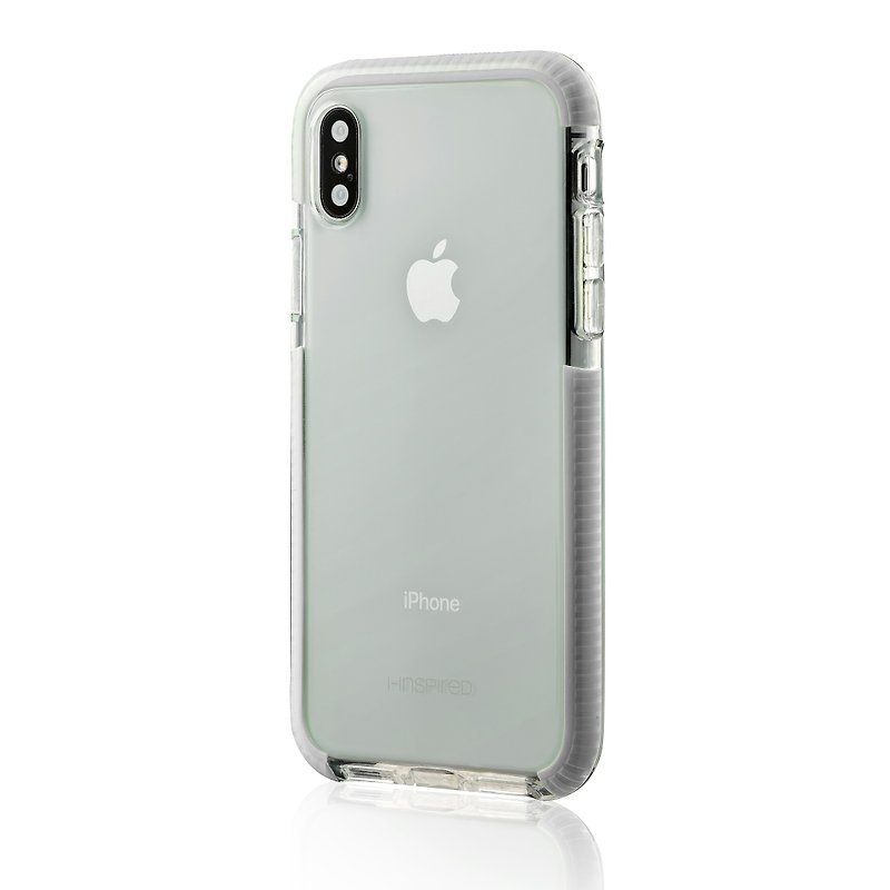 I-INSPIRED HALO iPhone X 夜光透明防摔保護殼 – 純淨白 - 手機殼/手機套 - 矽膠 多色
