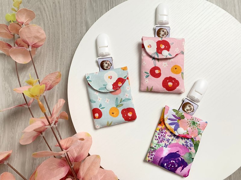 Spring Beauty Ping An Talisman Bag Gift Box Full Moon - Omamori - Cotton & Hemp 