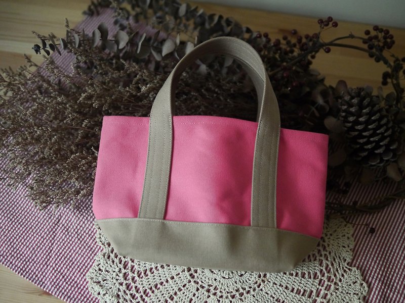 Classic tote bag Ssize beanpaste x milktea -beanpaste x milktea- - Handbags & Totes - Other Materials Pink