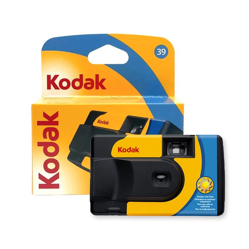【Kodak 柯達】Daylight 800 無閃燈一次性即可拍相機 39張 - 相機/拍立得/底片相機 - 塑膠 橘色