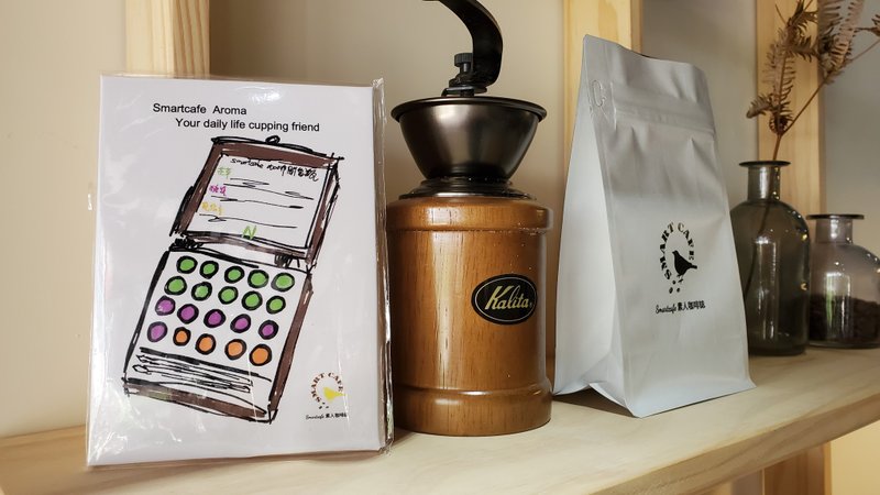 Smartcafe20味香瓶說明圖卡 - 卡片/明信片 - 紙 白色