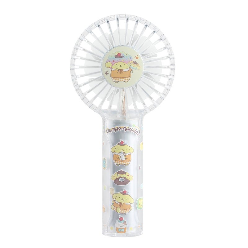 雙葉片透明小風扇 - Pompompurin - 電風扇 - 塑膠 透明