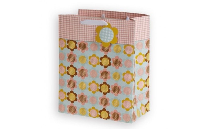 ◤把最好的祝福送給你｜UK禮物袋 - 包裝材料 - 紙 粉紅色