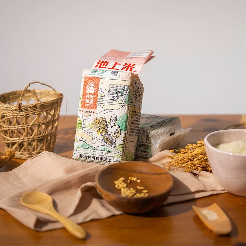 【共好糧倉】 池上嚴選白米(600g) - 米/五穀雜糧 - 新鮮食材 白色