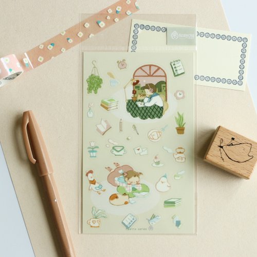 teayoushop Palette Series | 3D Ink Stickers | PET material