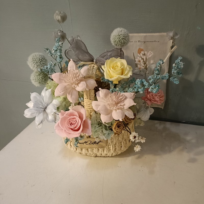 開幕、新居、永生乾燥花禮不凋花盆花 - 乾燥花/永生花 - 植物．花 