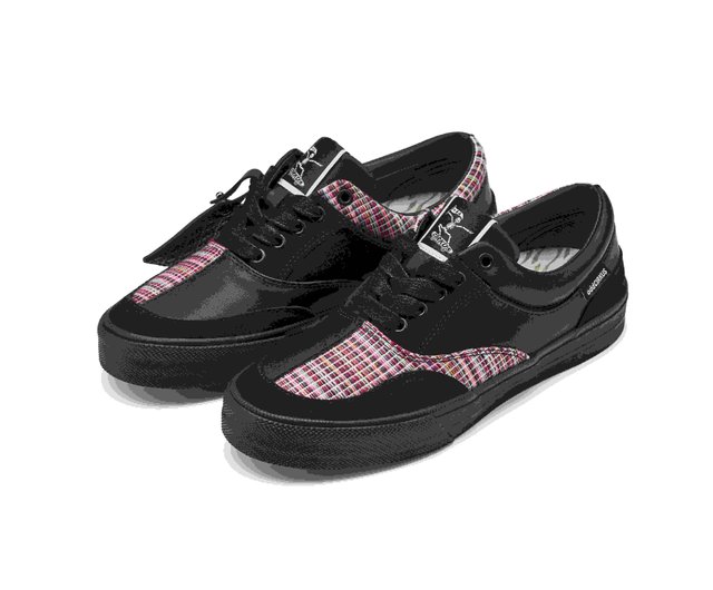 oddCIRKUSfootwear ASU HANABI MULTICOLOR 煙火黒 ローカット