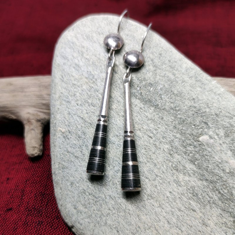 【Sun】Tuareg Silver Jewelry-African Desert Handicraft Art - Earrings & Clip-ons - Sterling Silver Silver