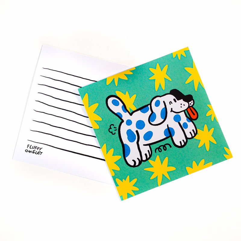 LITTLE SPOT MINI CARD - 卡片/明信片 - 紙 綠色
